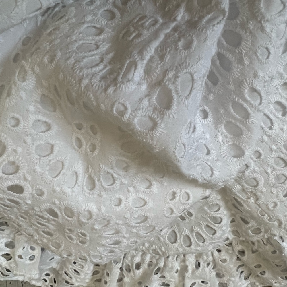 Lilly Pulitzer Roca Eyelet Ruffled Skirt in White - Picture 13 of 14